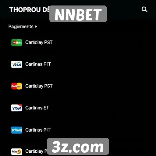 Opções de pagamento disponíveis no NNBET